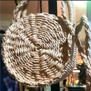 Collection Eighteen Straw/Rattan Purse